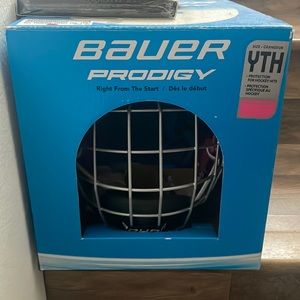New Bauer girls pink hockey helmet